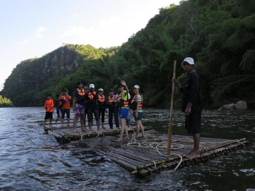 โรงแรมริเวอร์แคว วิลเลจ  บ้านแก่งระเบิด ภายนอก รูปภาพ